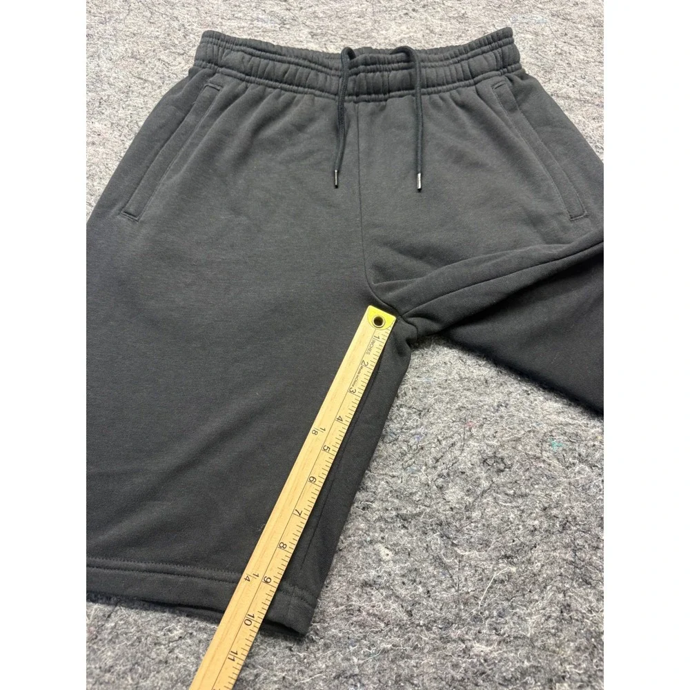 Adidas Originals Mens Trefoil French Terry‎ Shorts Black White Logo Small NEW